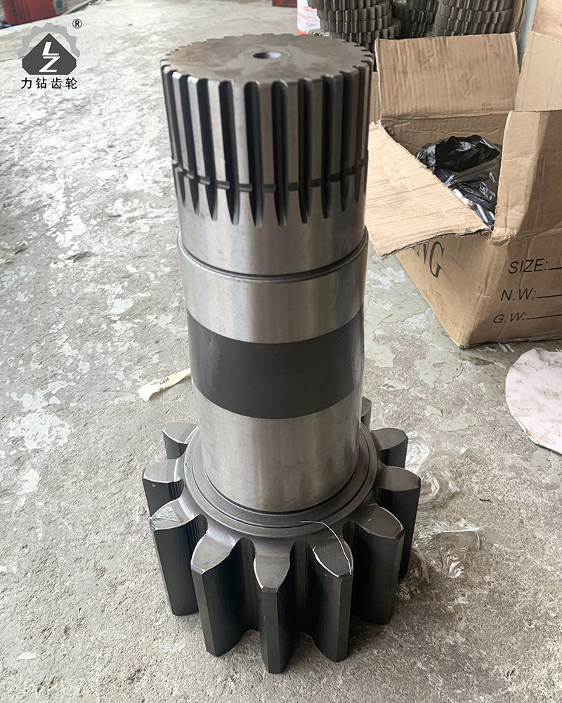 LIXUAN LG225 Swing Pinion Shaft Final Drive Excavator Swing Gearbox