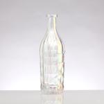 Customized Hot Stamping 200ml 375ml 500ml 750ml Round Glass Liquor Bottle