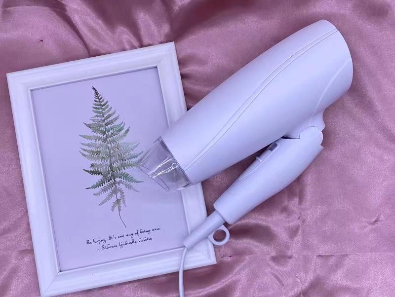 Fashion Hot Selling Compact Size ETL Travel Foldable Hair Dryer Sale For Woman Slide Switch Hair Dryer
