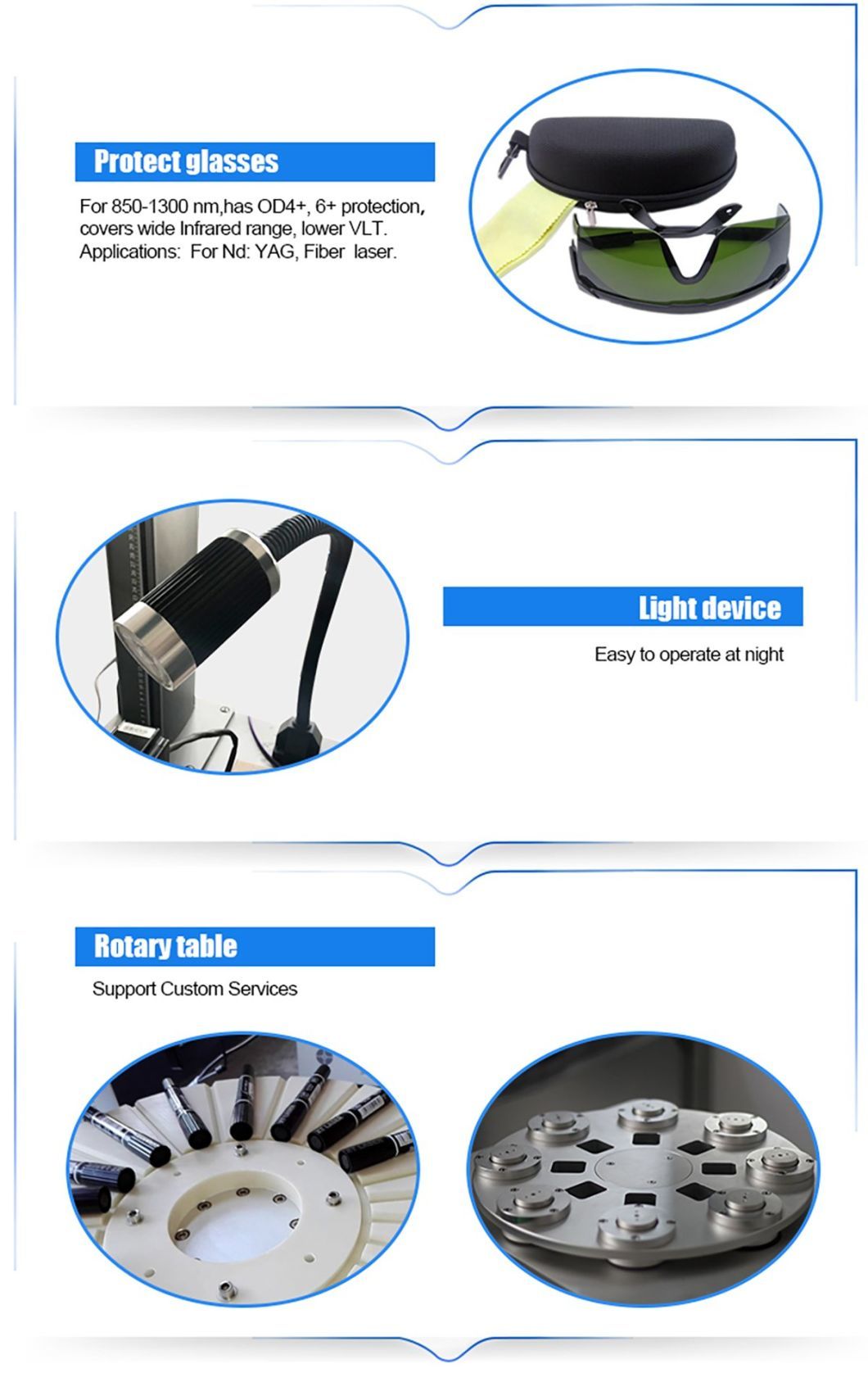 Enclose Fiber Laser Marking Machine 50W Protect Environment Full Cover Max Source