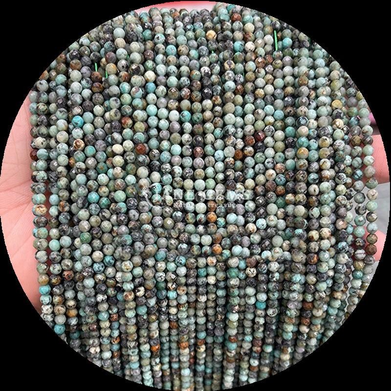 Upgrade Your DIY Jewelry Making with Gems Bead Round Shape and Natural Gemstone Various Natural Crystal Healing Stone Dalmatian Jasper Tourmaline