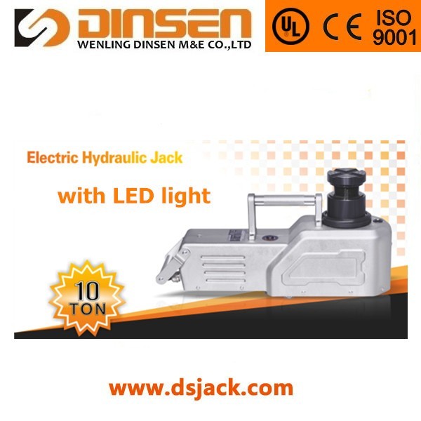 300W 10 Ton Bottle Jack With Pressure Gauge 12 Volt OEM Acceptable