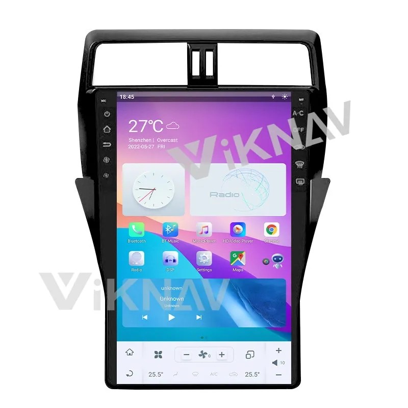 16 Inch Touch Screen Head Unit For 2018-2022 Toyota Prado 128G Navigation GPS Multimedia Player Wireless Carplay