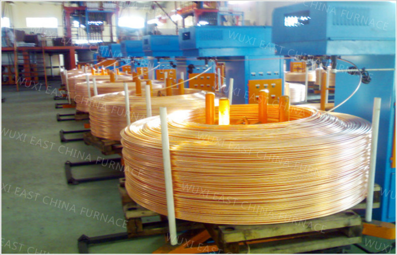 Copper Brass Bronze Rod Continuous Casting Machine Process , Upward Casting Machine