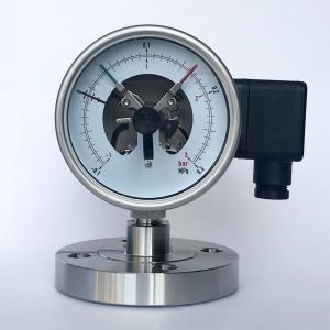 China Stainless Steel 63mm Dial Pressure Gauge 3 Bar 0.3 MPa Electric Contact Manometer wholesale
