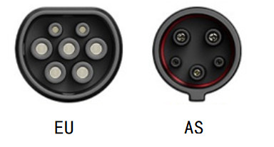 Electric Vehicle New Energy Charger Black L=3/5/10m 3.5kw/7kw/11kw/21kw high efficiency charger
