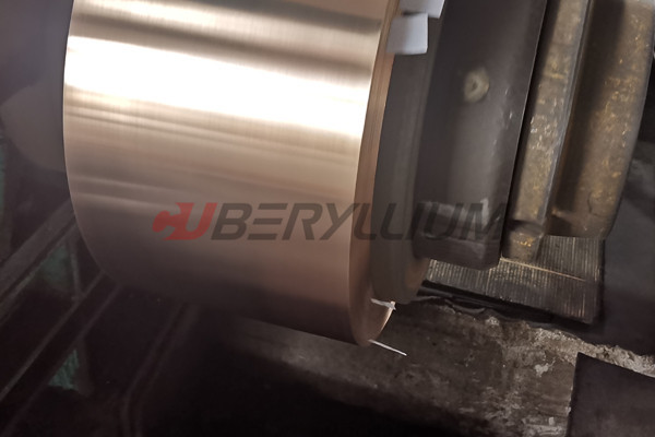astm C17500 Beryllium Copper Strips on Coil 0.3x30mm CuCo2Be DIN 2.1285 Aged
