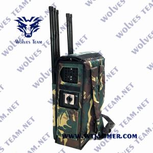 China 80W RF Backpack Signal Jammer GSM 3G 4G 5G 220W wholesale