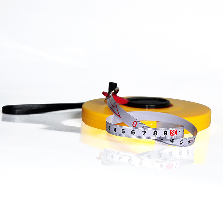 Portable 50m 165ft Steel Tape Measure For Straight Lines Infrastructure Engineering Measuring Distances