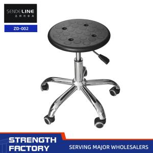China Round Barber Swivel Chair Cushion Pad Stool PU Lift Office Chair Replacement Parts wholesale