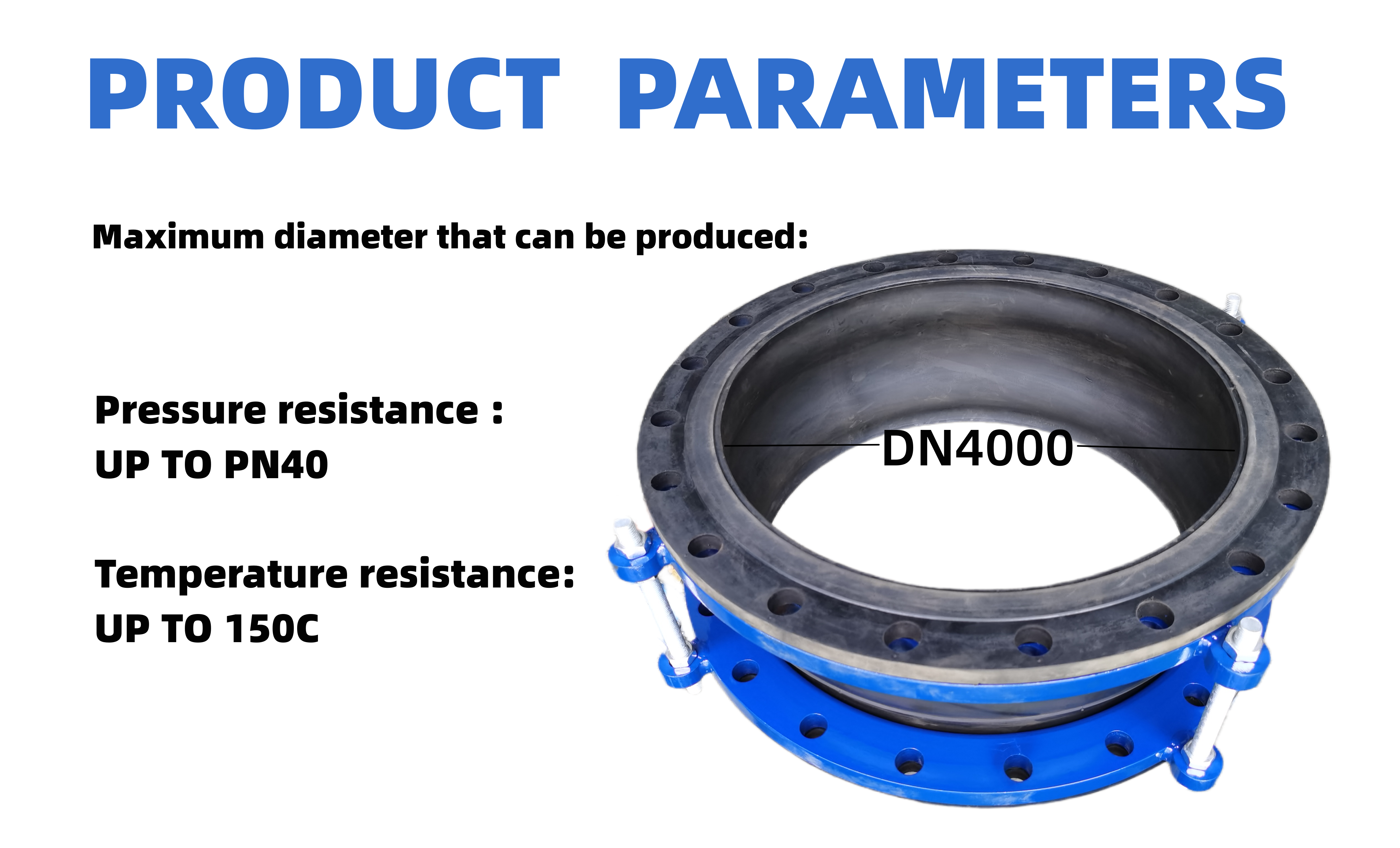 Stainless Steel Counter Flange Epdm Rubber Expansion Joint for Corrosive Environments