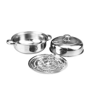 China Home Kitchen Non Stick Cookware Set Steamer Stainless Steel 410 wholesale