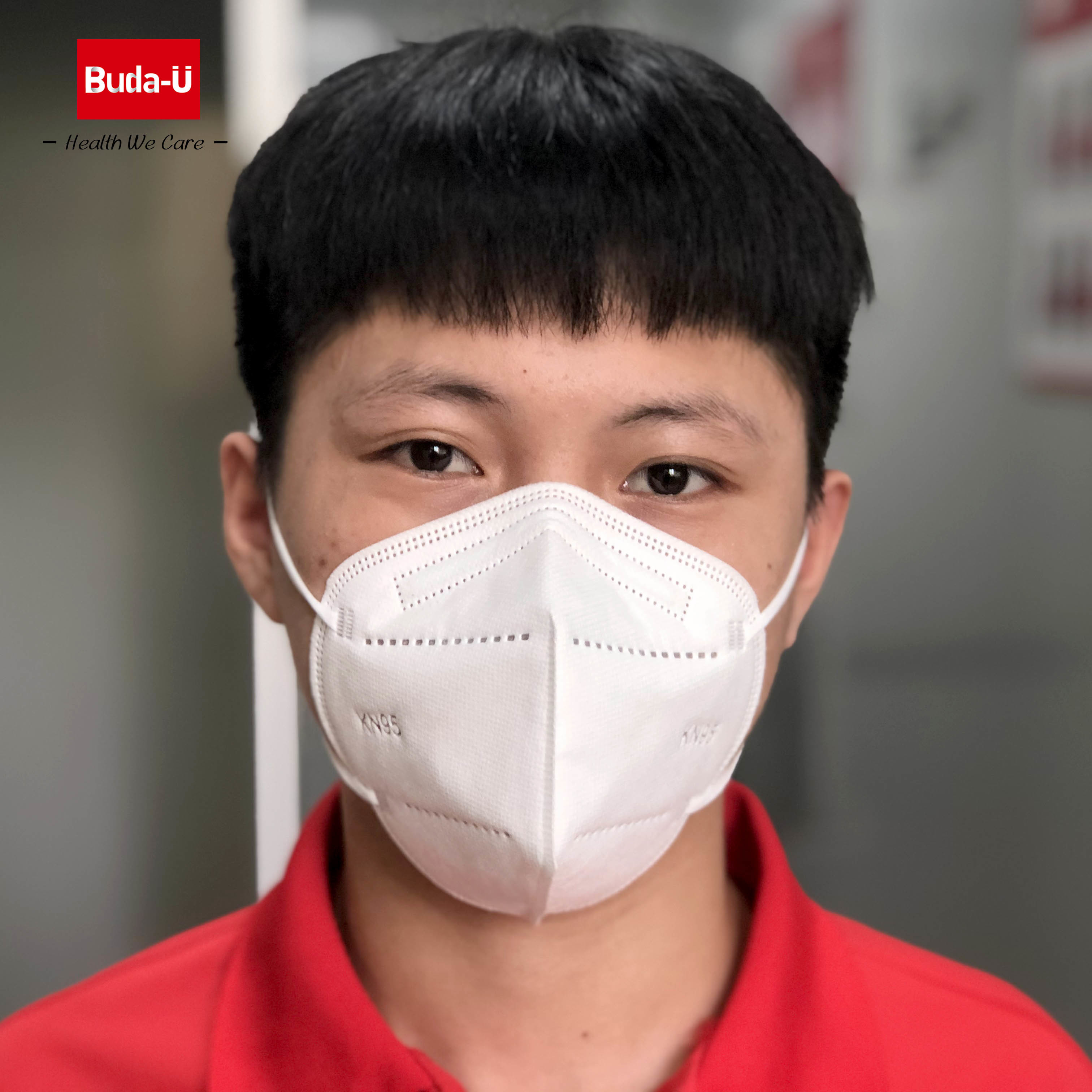 Disposable KN95 Face Mask , 5 Layers Embossing Anti Dust Face Mask FDA Device Listed