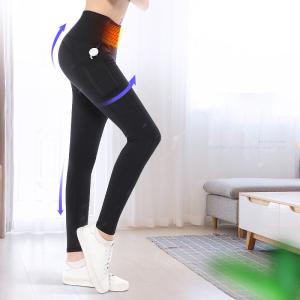 China Fleece Lined Electric Heated Pants Warm Women Long Trousers wholesale