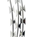 Anti Climb 2m Height Galvanized Razor Wire Barbed Wire