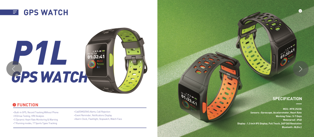 Custom IP67 Pedometer Fastrack Fitness Band