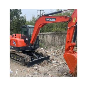 China used mini excavator doosan 55 original engine second hand excavator doosan55 on sale wholesale