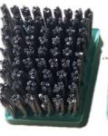 Steel Grit Diamond Abrasive Brush , Frankfurt Stone Polished Abrasive Wire Brush