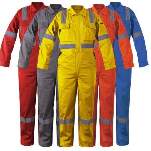 China OEM Style Industrial Worker Uniform Reflective Cotton Material wholesale