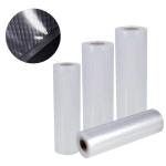 Nylon Pe Plastic Bags Embossed Vacuum Rolls For Vacuum Seal Pouches Food Storage