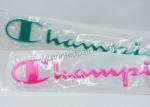 8 Colorways 3D Champion Clothing Label Vinyl Heat Transfer Stickers