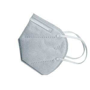 China Grey White Non Woven Fabric Mask Dust Proof KN95 N95 Respirator Mask 17.4*21cm wholesale
