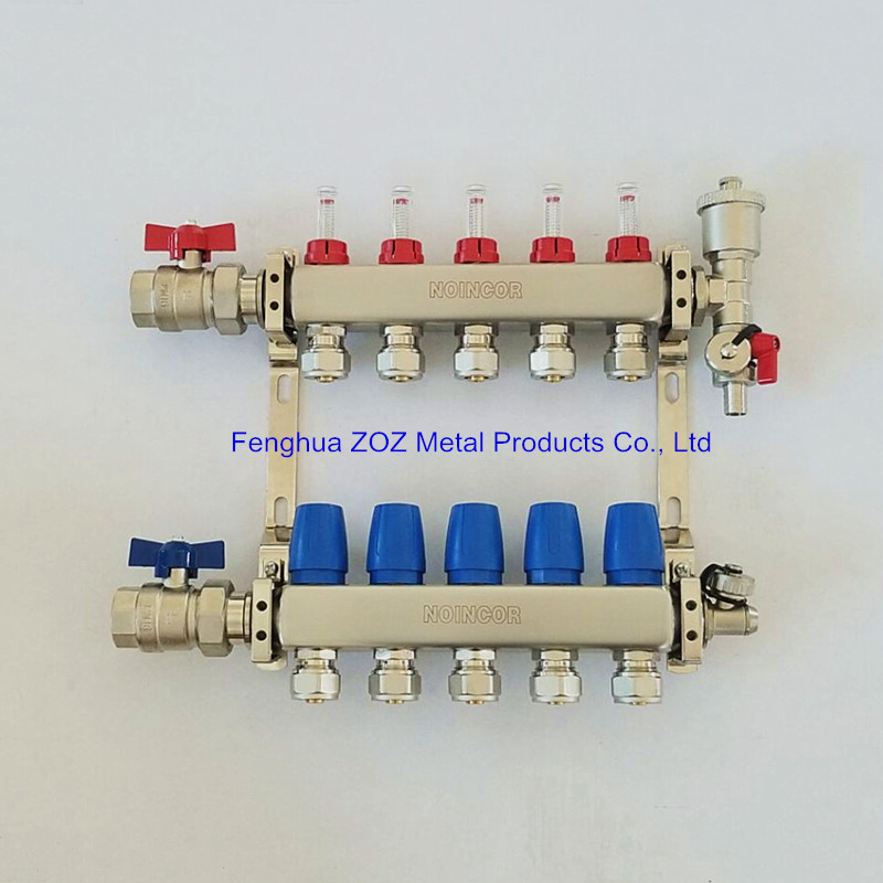 Stainless Steel Radiant Floor Heating Manifold from Fenghua ZOZ Metal Products Co., Ltd.