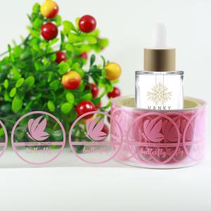 China Customized Transparent Clear Labels Paper Cosmetics Private Label wholesale