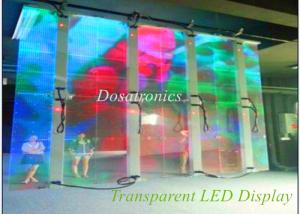 China SMD 3535 1R1G1B P12mm Transparent LED Display Big Led Screens wholesale