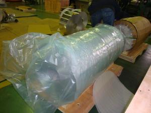 China Customized Aluminum Heat Transfer Fin Foil 76mm / 150mm / 200mm Aluminium Foil Coil wholesale