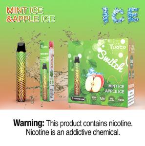 China 3000 Puffs 12W Mint Apple Ice Mini Electronic Cigarette  Vaporizer Pen on sale