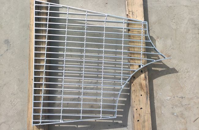 shaped steel grid