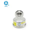 10 Bar Gas Cylinder Pressure Gauge Stainless Steel Hygienic Diaphragm