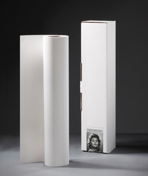 Digital Photo Printing Large Format Printer Paper Rolls Bright White Surface