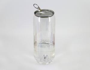 China Round Plastic PET Canned Carbonated drink / Beverage Cans 120mm height wholesale