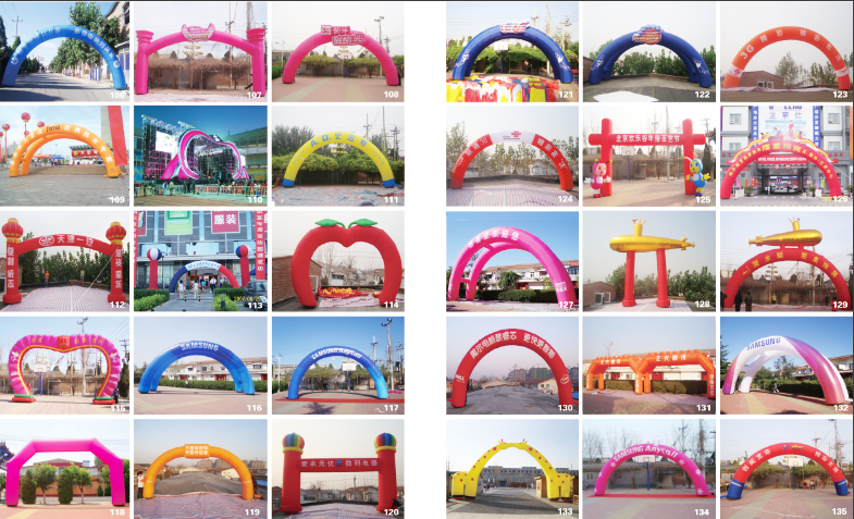 3m Outdoor Inflatable Finish Line Arch Customize Logo With Air Pump