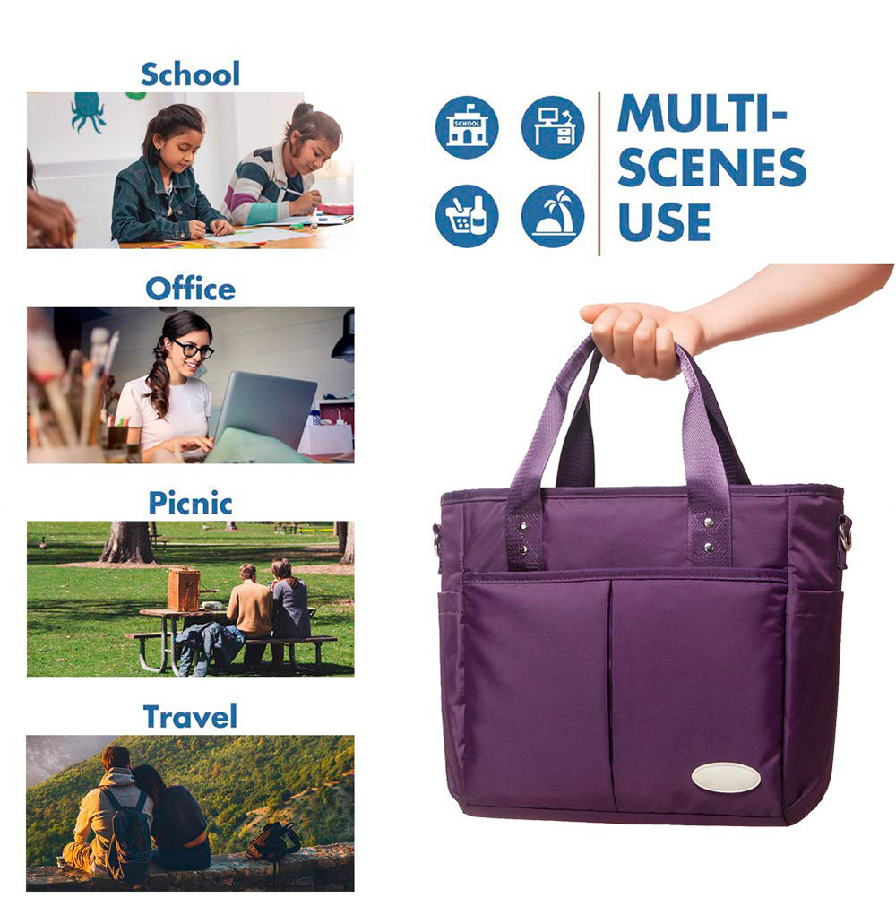 Water Resistant Oxford Thermal Lunch Bag For Work