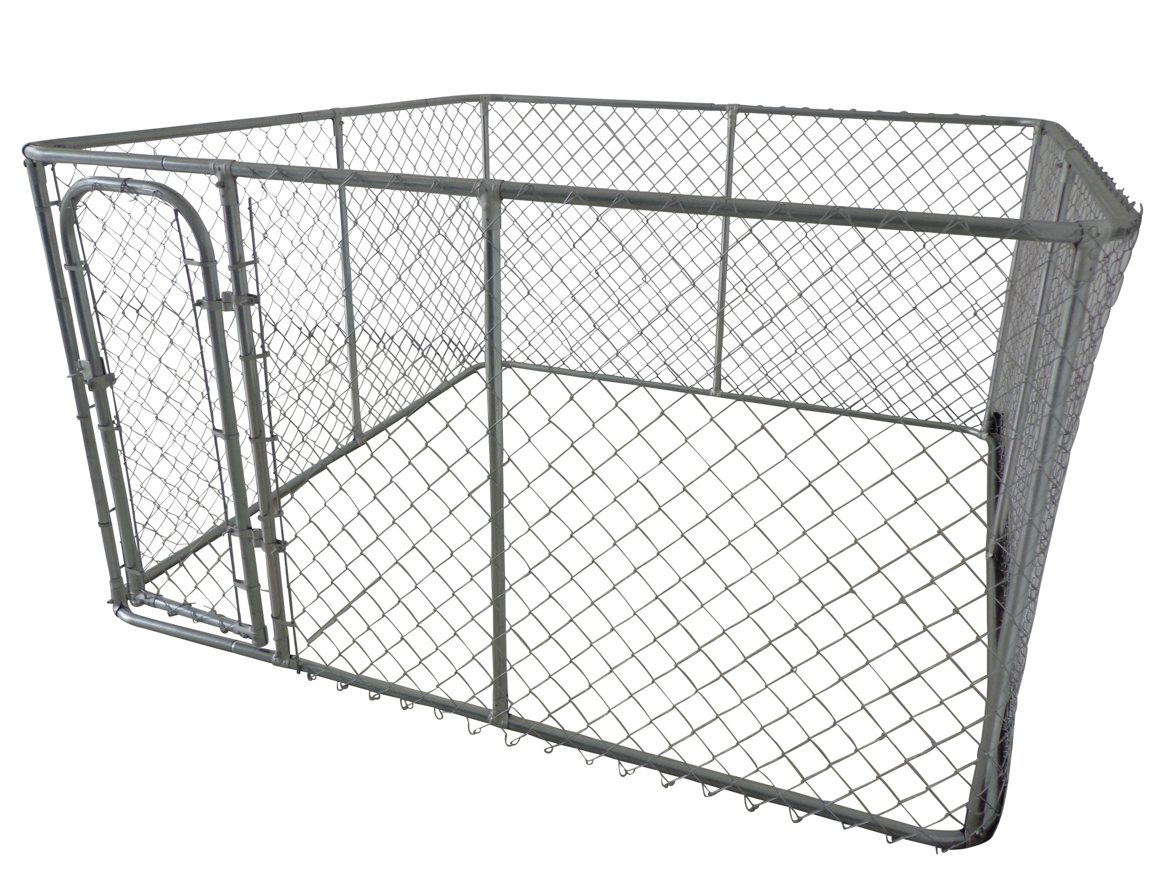 Customized Galvanised Steel Rubbish Cage HDG 14 Microns / 42 Microns