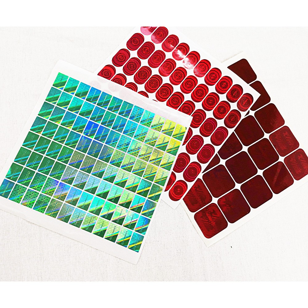 Anti Counterfeit CMYK Color Tamper Evident Security Labels