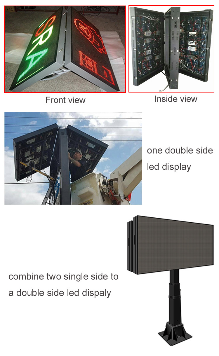 Double Side Front Access 8x4 Ft P10 SMD Outdoor LED Display