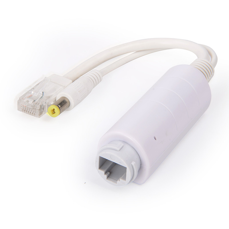 DC12V 1A standard IEEE802.3af 100Mbit POE Splitter PD support 37V-57V voltage transmission