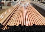 Rose Gold Aluminium Wardrobe Rail Tube , Extruded Aluminium Sections