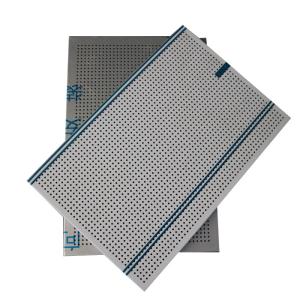 China Perforated Aluminum Honeycomb Ceiling Panels Roller Coated Polyester White Color wholesale