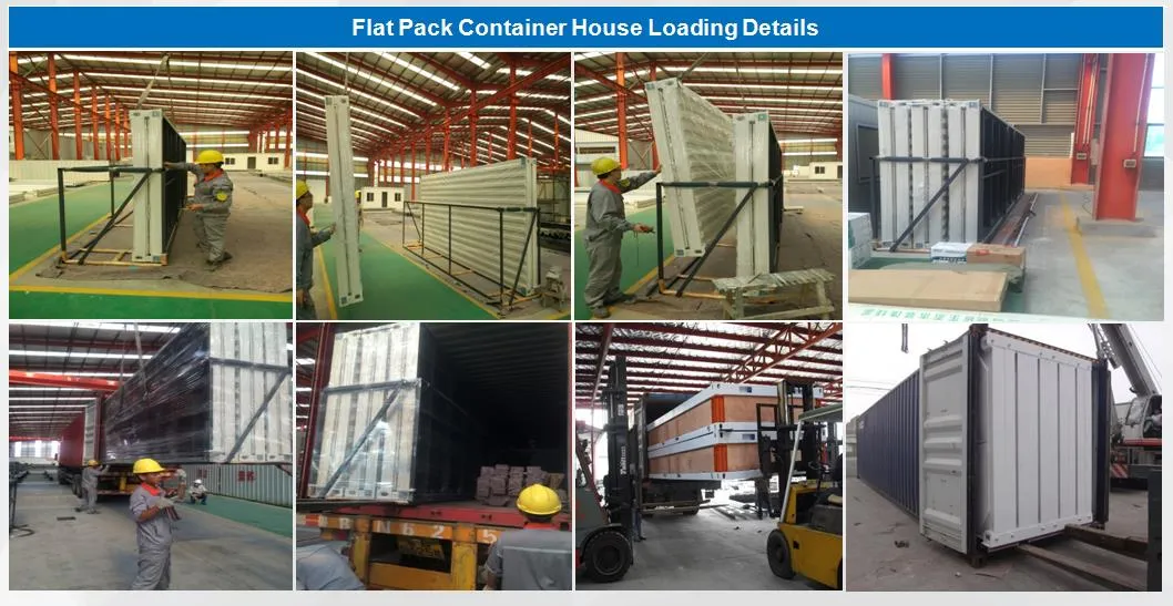 Low Cost Portable Prefabricated Steel Frame Container Guard Room Living House