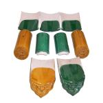 Chinese style gazebo glazed ceramic roof tiles