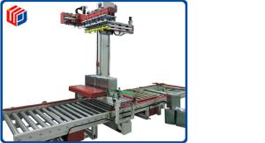 China Single Column Coordinate Low Level Palletizer 7KW Power Automatically Change on sale