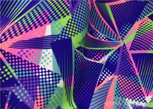China Heaven Print Fashionable Eco Friendly Bathing Suits Fabric 79% Repreve Nylon wholesale