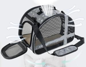 China Mobile Cat Puppy Soft Sided Pet Carrier Airline Approved Backpack 19x13x9 20x16x8.5 21 Inch wholesale