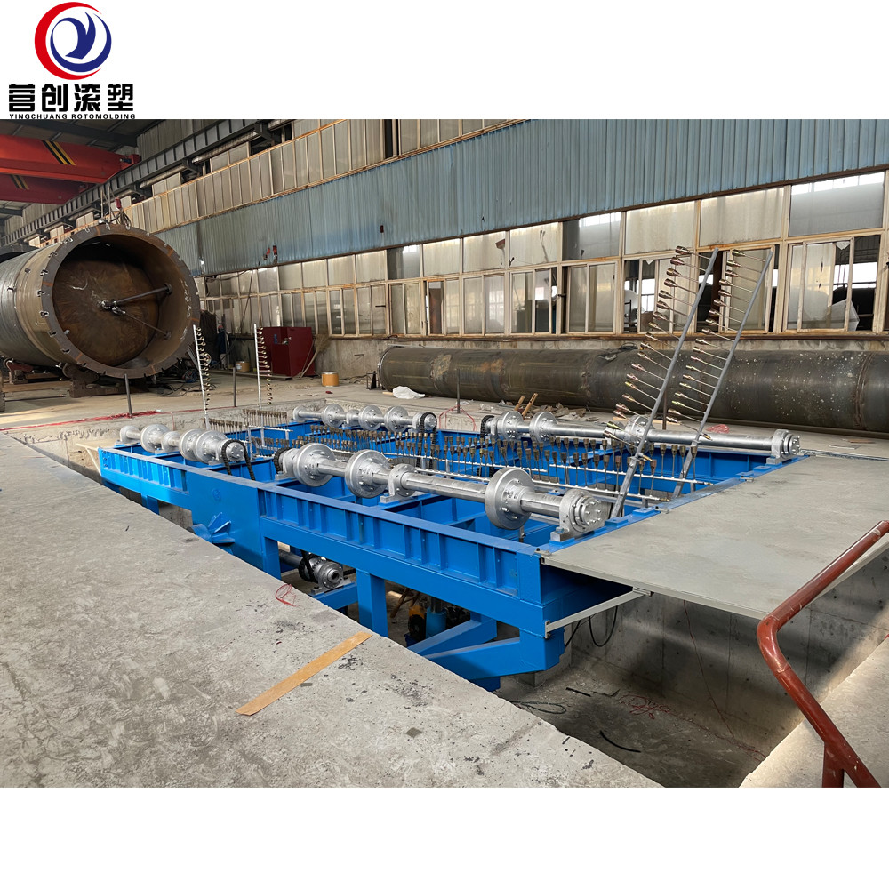 Automatic Rock And Roll Rotomoulding Machines With Dimension L*W*H 4000*3200*2500mm