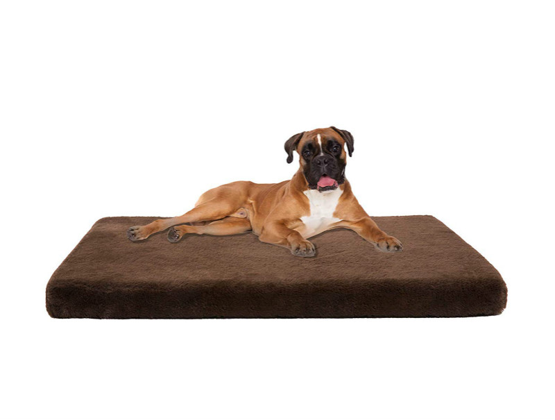 OEM Memory Foam Dog Bed Antimicrobial Non Slip 300D Cooling